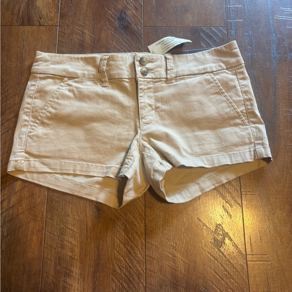 RARE Y2K NWT Vintage American Eagle Shortie Shortie Size 2 Khaki